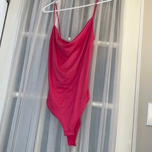 Pink body suit size SMALL